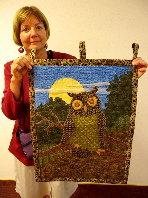 Suzanne Starjash - Owl Wall Hanging